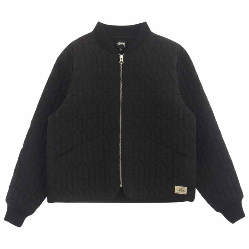 STUSSY ステューシー HAVE A GOOD VIBE S Quilted Liner キルティング ジャケット　XL  ブラック ブラック系 XL【中古】