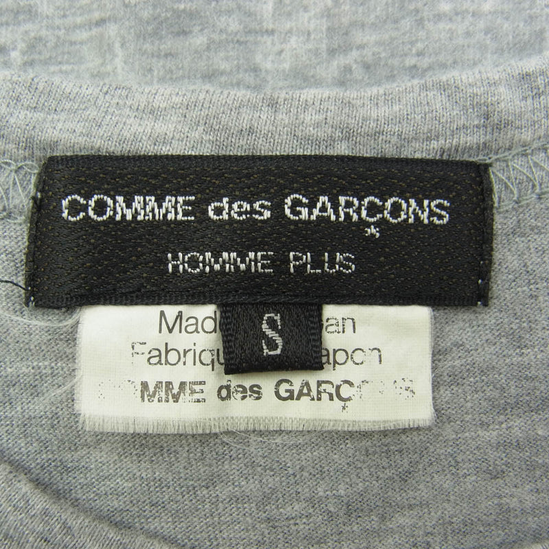 COMME des GARCONS HOMME PLUS コムデギャルソンオムプリュス AD2010 PG-T045 11SS Skull of Life スカルオブライフ期 背面ドクロ スカル バックプリント 半袖 Tシャツ ブラック系 S【中古】