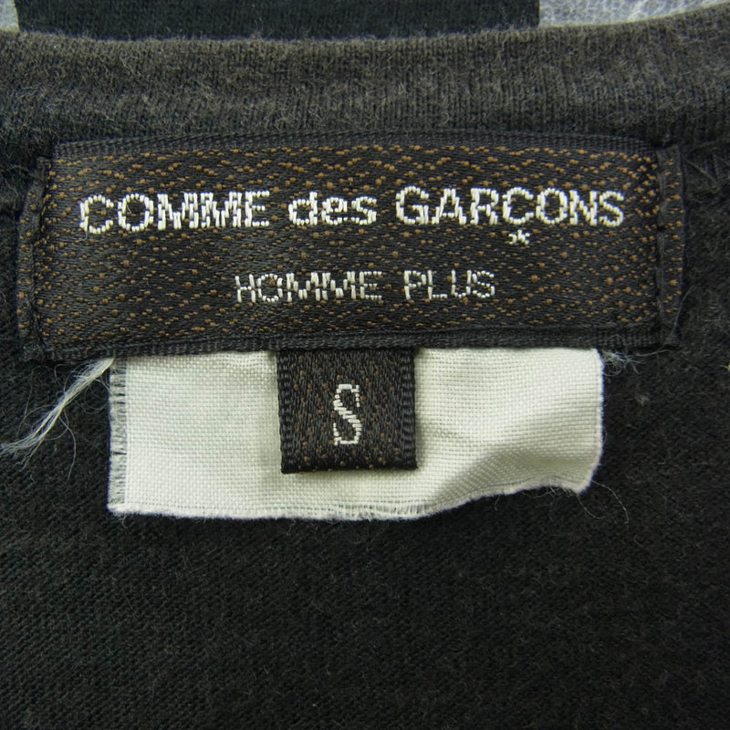 COMME des GARCONS HOMME PLUS コムデギャルソンオムプリュス AD2010 PG-T007 11SS Skull of Life スカルオブライフ期 背面ドクロ スカル バックプリント 半袖 Tシャツ ブラック系 S【中古】