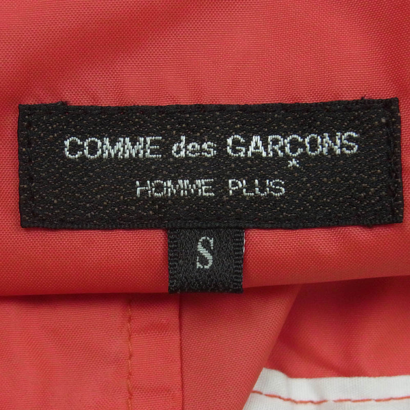 COMME des GARCONS HOMME PLUS コムデギャルソンオムプリュス PP-10037S AD1998 90s ヴィンテージ アーカイブ ナイロン ショート ハーフ パンツ ショーツ レッド系 S【中古】