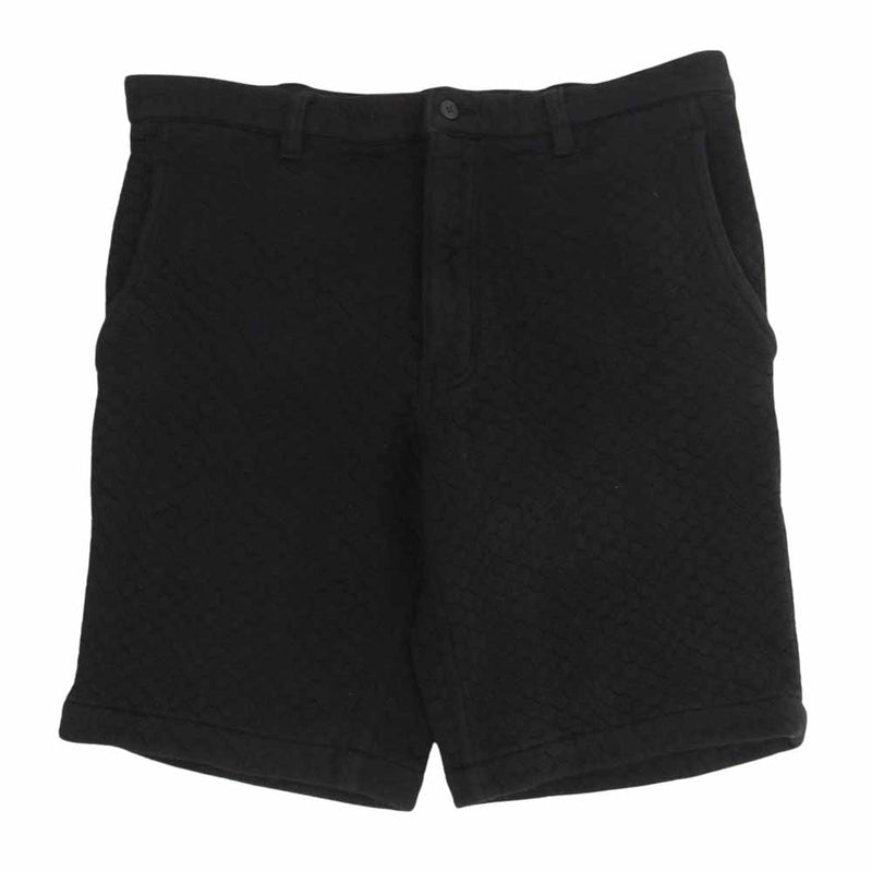 COMME des GARCONS HOMME PLUS コムデギャルソンオムプリュス AD2011 PI-J041  PI-P032 ハニカムキルティング ノースリーブトレンチコート ショートパンツ ハーフパンツ セットアップ ブラック系 S【中古】