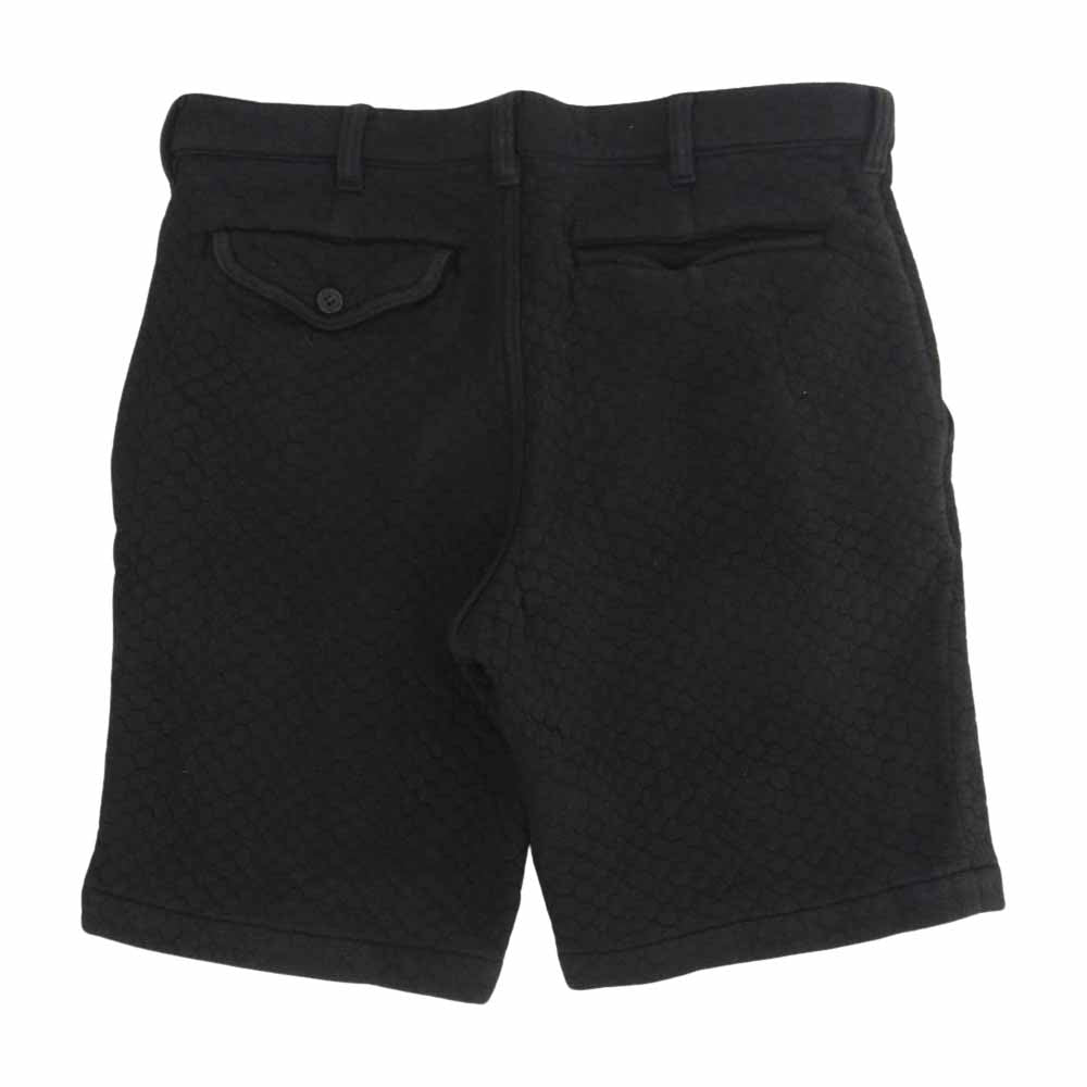 COMME des GARCONS HOMME PLUS コムデギャルソンオムプリュス AD2011 PI-J041  PI-P032 ハニカムキルティング ノースリーブトレンチコート ショートパンツ ハーフパンツ セットアップ ブラック系 S【中古】