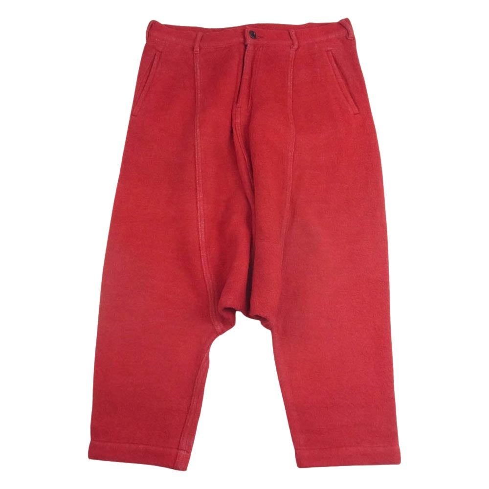 COMME des GARCONS HOMME PLUS コムデギャルソンオムプリュス AD2004 PN-P038 ウール サルエル ロング パンツ レッド系 M【中古】