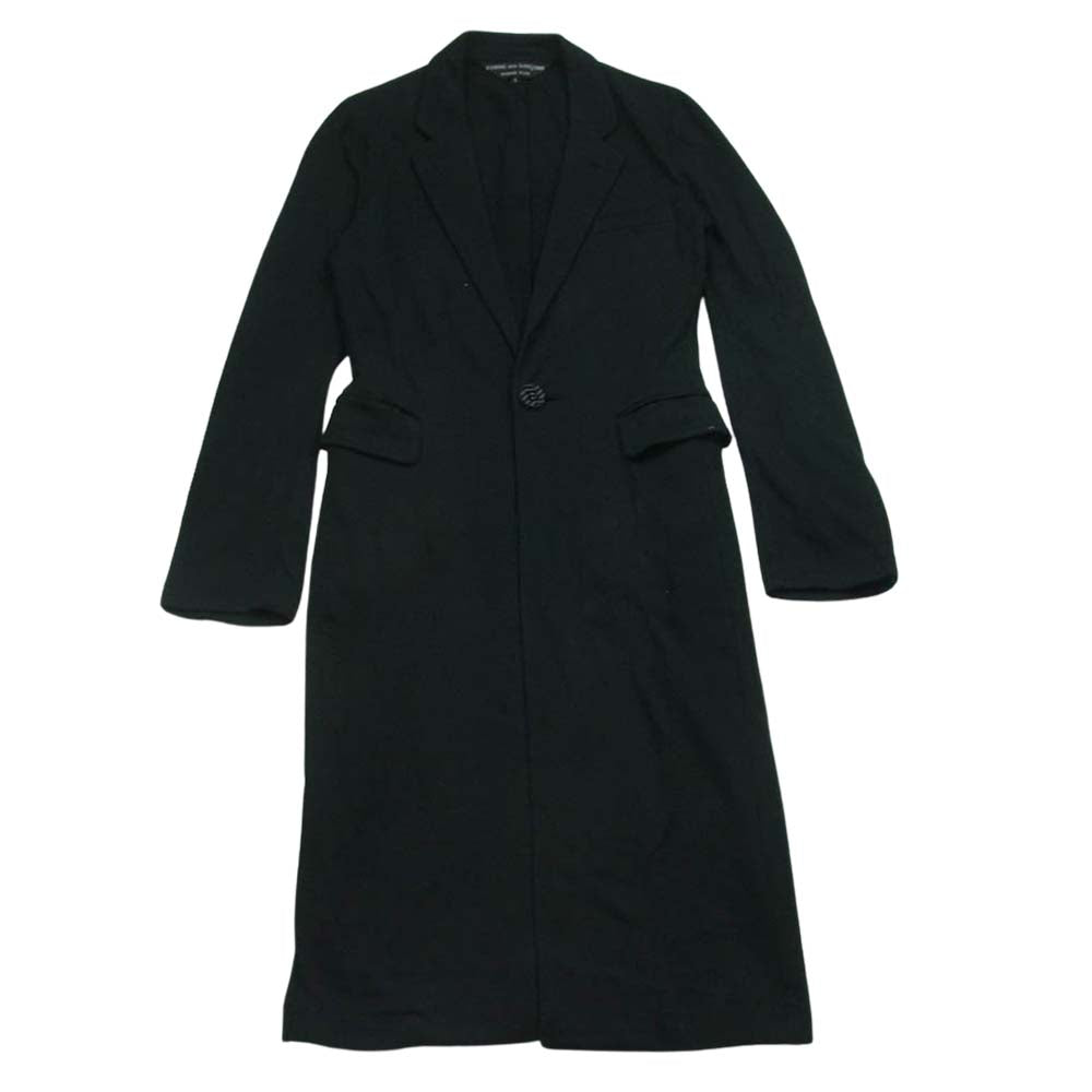 COMME des GARCONS HOMME PLUS コムデギャルソンオムプリュス AD2012 PK-J080 スウェット生地 ロング ジャケット ブラック系 S【中古】