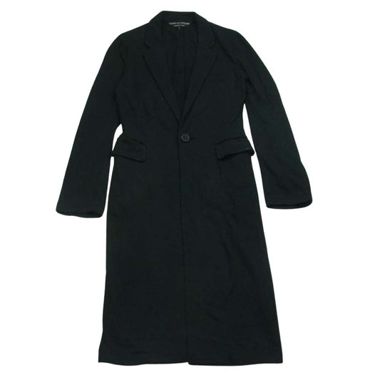 COMME des GARCONS HOMME PLUS コムデギャルソンオムプリュス AD2012 PK-J080 スウェット生地 ロング ジャケット ブラック系 S【中古】