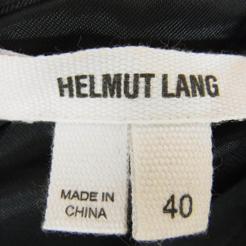 HELMUT LANG ヘルムートラング SM-CS0366 スタンドカラー テーラードジャケット ブラック系 40【中古】