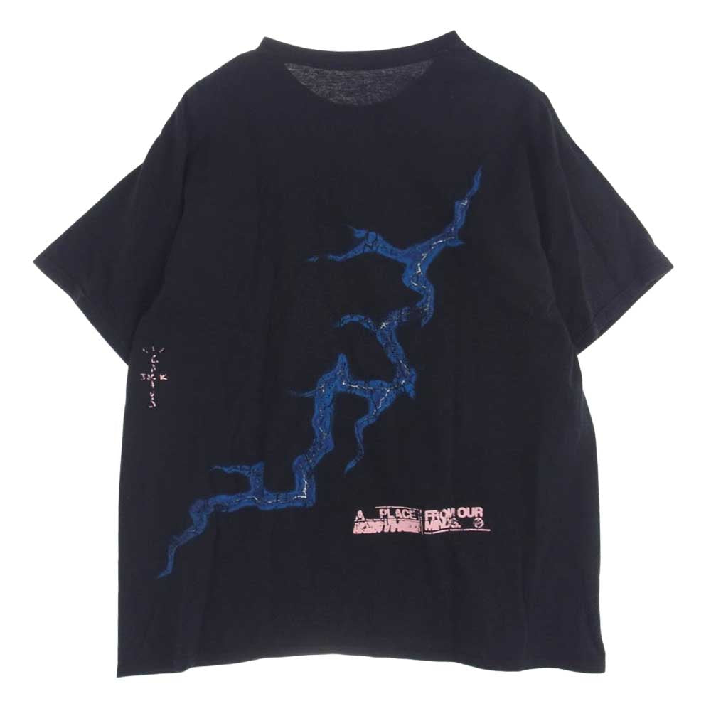 CACTUS JACK カクタスジャック Travis Scott FOR FRAGMENT DANGER TEE フラグメント 半袖 Tシャツ ブラック系 L【中古】