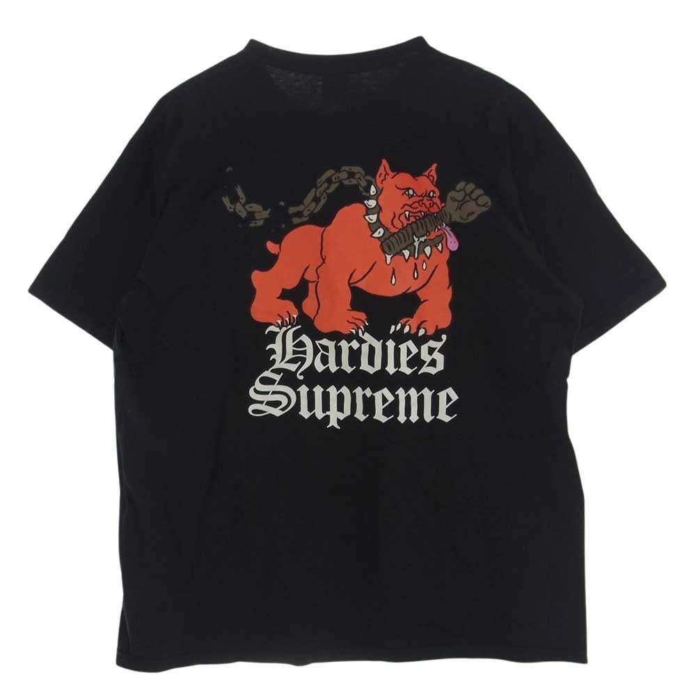 Supreme シュプリーム 23ss Hardies Dog Tee ハーディーズ ドッグ 半袖 Tシャツ ブラック系 XL【中古】