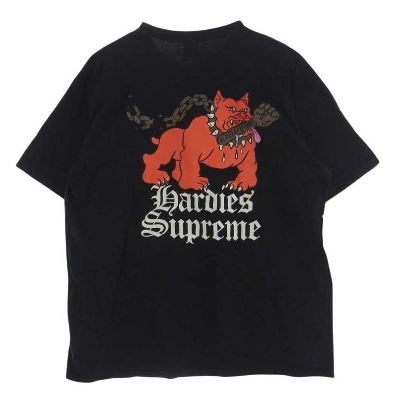 Supreme シュプリーム 23ss Hardies Dog Tee ハーディーズ  ドッグ 半袖 Tシャツ ブラック系 XL【中古】