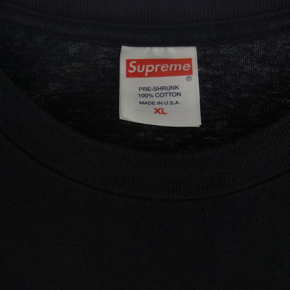 Supreme シュプリーム 23ss Hardies Dog Tee ハーディーズ ドッグ 半袖 Tシャツ ブラック系 XL【中古】