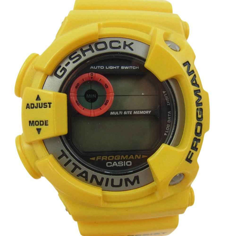 G-SHOCK ジーショック DW-9900GF-9J 不動品 フロッグマン 潜水カエル デジタル クォーツ 腕時計 ウォッチ イエロー系【中古】