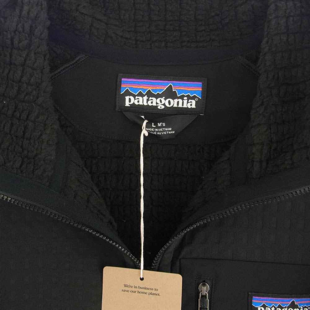 patagonia パタゴニア 23SS 83625 R2 TECHFACE JACKET テックフリース ジャケット ブラック系 L【極上美品】【中古】