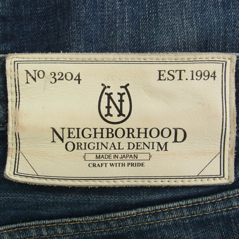 NEIGHBORHOOD ネイバーフッド 16SS 162DCNH-PTM08 RIGID.CLASIIC.MID.14OZ-PT ストレート デニム パンツ インディゴブルー系 S【中古】