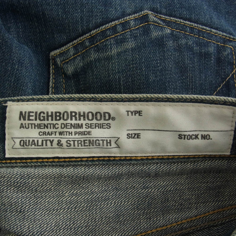 NEIGHBORHOOD ネイバーフッド 16SS 162DCNH-PTM08 RIGID.CLASIIC.MID.14OZ-PT ストレート デニム パンツ インディゴブルー系 S【中古】