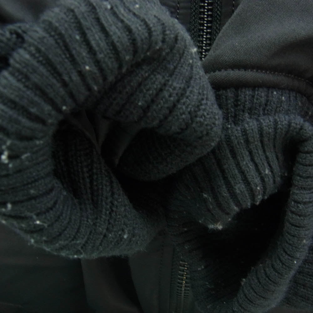 Yohji Yamamoto POUR HOMME ヨウジヤマモトプールオム × NEIGHBORHOOD ネイバーフッド 23SS MA-1 バックロゴプリント ブルゾン ブラック系 XL【中古】