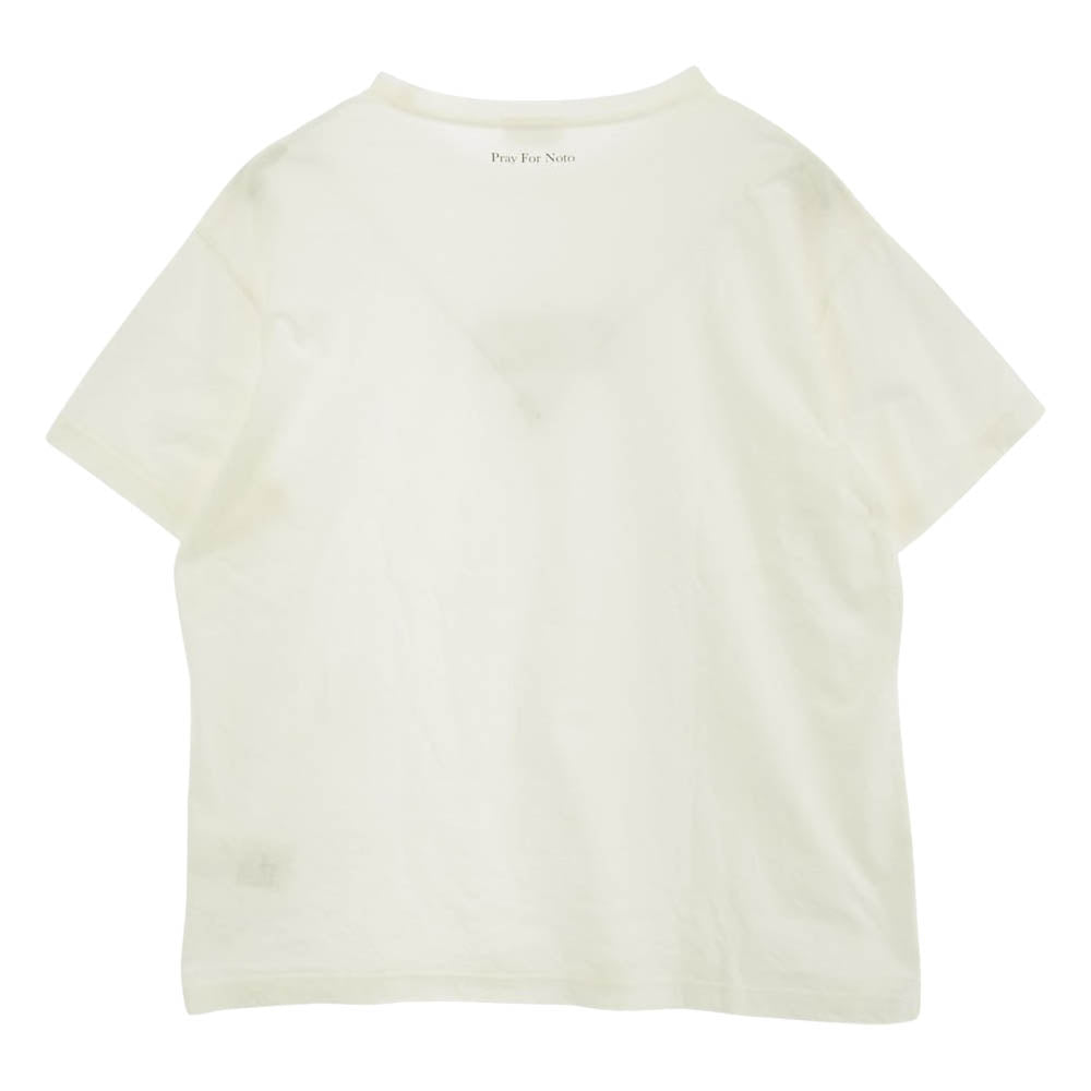 KITH キス 24SS 24-071-060-0078-1-0 Pray for Noto Tee ボックスロゴプリント 半袖 Tシャツ ホワイト系 XL【中古】