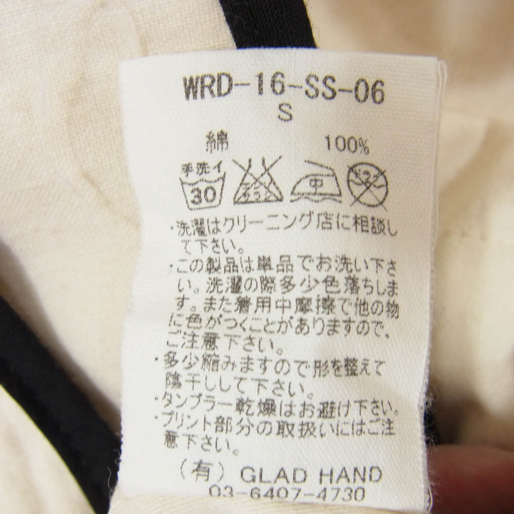 WEIRDO ウィアード 16SS WRD-16-SS-06 SEXY COMIC  VEST セクシー コミック ベスト オフホワイト系 S【中古】