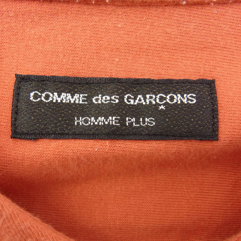 COMME des GARCONS HOMME PLUS コムデギャルソンオムプリュス AD2000 PT-100280 半袖 シャツ オレンジ オレンジ系【中古】