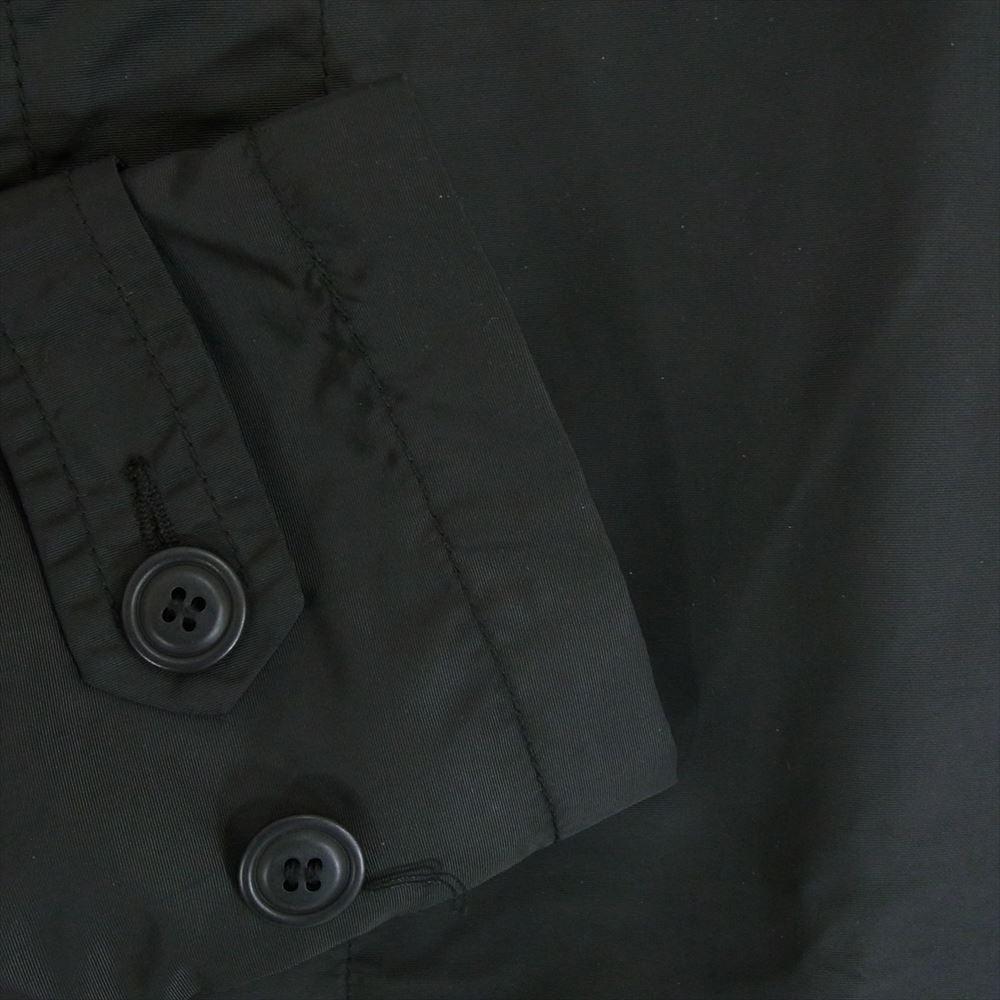 COMME des GARCONS HOMME PLUS コムデギャルソンオムプリュス 11SS PG-C003 Skull of Life期 スカルオブライフ期 半スカル切替 ナイロンジャケット ハーフコート ブラック系 S【中古】