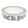 CHROME HEARTS クロムハーツ（原本無） 6mm SPACER FUCKYOU 6mm スペーサー リング ファックユー シルバー系 約16.5号【中古】