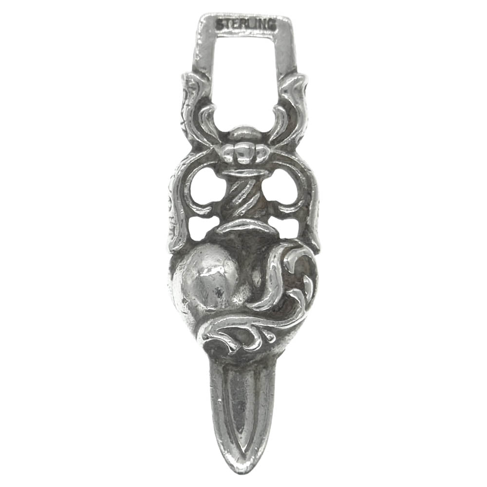 CHROME HEARTS クロムハーツ（原本無） DAGGER HEART ダガーハート ペンダントトップ シルバー系【中古】