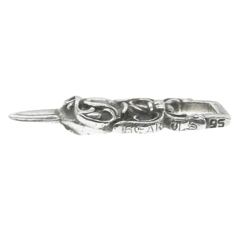 CHROME HEARTS クロムハーツ（原本無） DAGGER HEART ダガーハート ペンダントトップ シルバー系【中古】