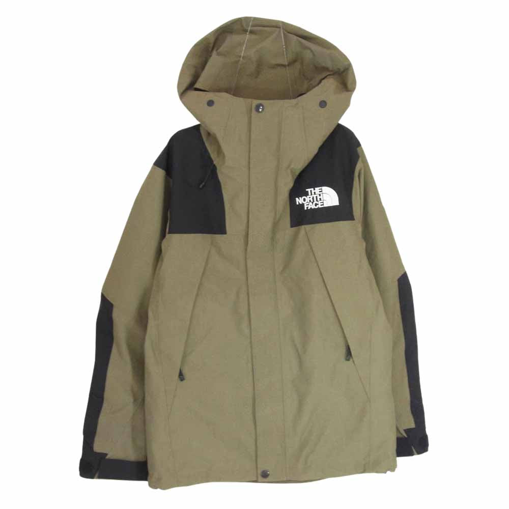 THE NORTH FACE ノースフェイス NP61800 MOUNTAIN JACKET GORE-TEX ゴアテックス マウンテン パーカー ナイロン ジャケット カーキ系 XS【中古】