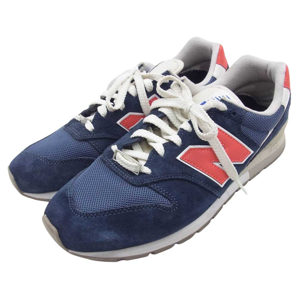 NEW BALANCE ニューバランス CM996HL2  スニーカー ランニングシューズ ネイビー系 27cm【中古】