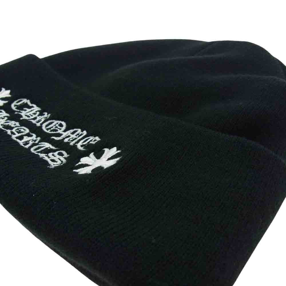 CHROME HEARTS クロムハーツ（原本無） 国内正規品 WOOL WATCH CAP ウール ワッチ キャップ CHプラス ニットキャップ ビーニー ブラック系 OS【新古品】【未使用】【中古】