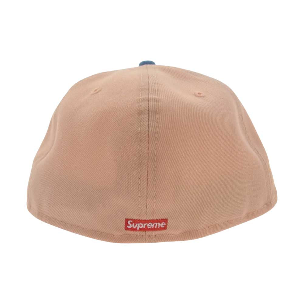 Supreme シュプリーム × NEW ERA ニューエラ 23SS King OF New York ニューエラ キングオブ ニューヨーク ベース ボール キャップ ピンク系 ライトブルー系 58.7cm【中古】