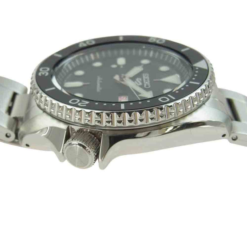 SEIKO セイコー SBSA005 SKX series 5スポーツ 自動巻き アナログ 腕時計 ウォッチ シルバー系【中古】