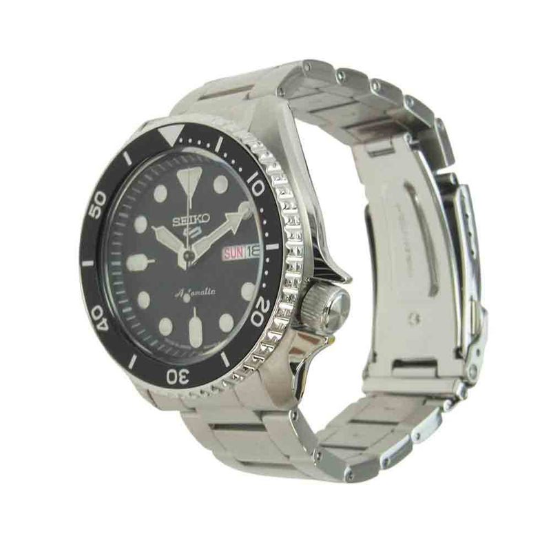 SEIKO セイコー SBSA005 SKX series 5スポーツ 自動巻き アナログ 腕時計 ウォッチ シルバー系【中古】