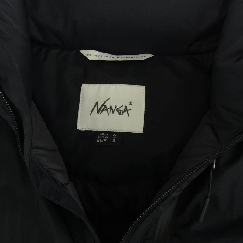 NANGA ナンガ AURORA STAND DOWN JACKET オーロラ スタンド カラー ダウン ジャケット ブラック系 M【中古】