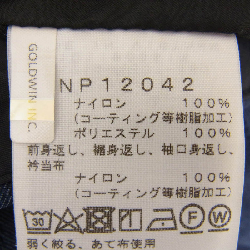 THE NORTH FACE ノースフェイス NP12042 GTX Denim Coach Jacket デニム コーチ ジャケット ネイビー系 M【美品】【中古】