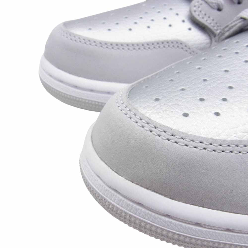 NIKE ナイキ CZ0790-002 Air Jordan 1 Retro Low OG Silver no Briefcase エアジョーダン1 レトロ ロー OG シルバー ブリーフケースなし スニーカー シルバー系 29.5cm【極上美品】【中古】