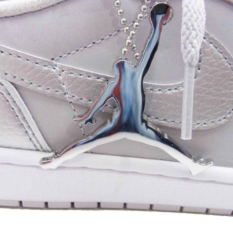 NIKE ナイキ CZ0790-002 Air Jordan 1 Retro Low OG Silver no Briefcase エアジョーダン1 レトロ ロー OG シルバー ブリーフケースなし スニーカー シルバー系 29.5cm【極上美品】【中古】