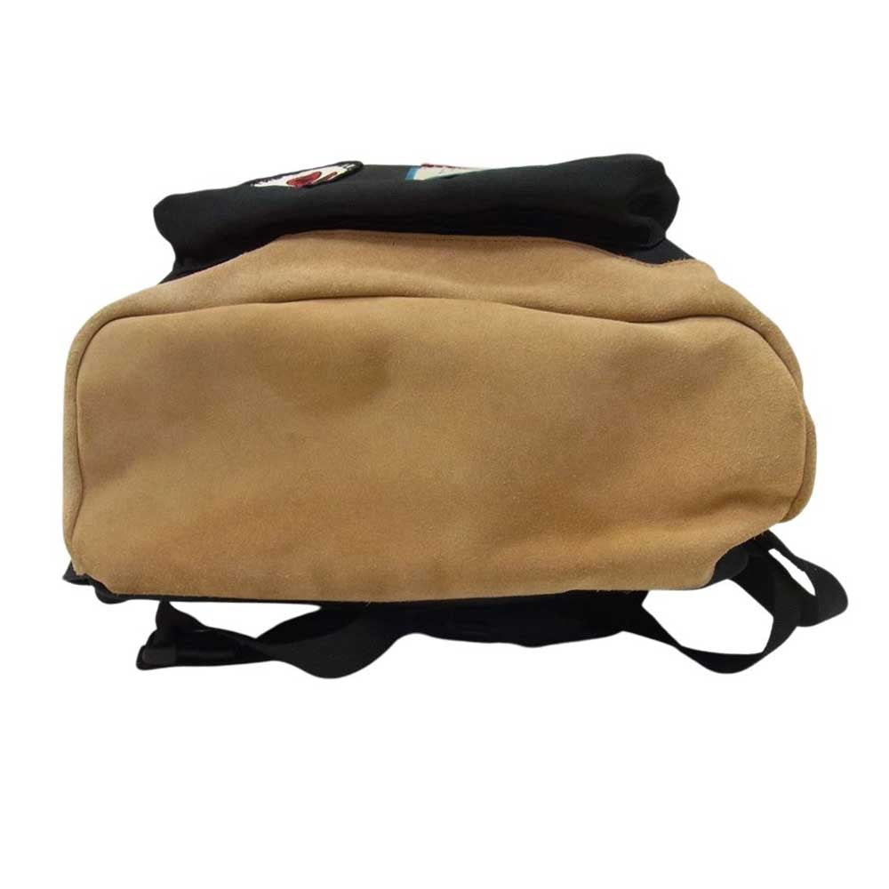 Softmachine ソフトマシーン MEDALS BACKPACK バック パック リュック ワッペン デザイン ブラック系【中古】