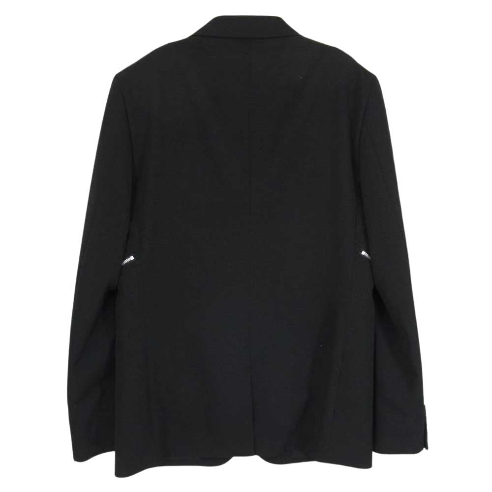 COMME des GARCONS HOMME DEUX コムデギャルソンオムドゥ 19AW DD-J031 フロント スプリットジップ 3B テーラード ジャケット ブラック系 M【中古】