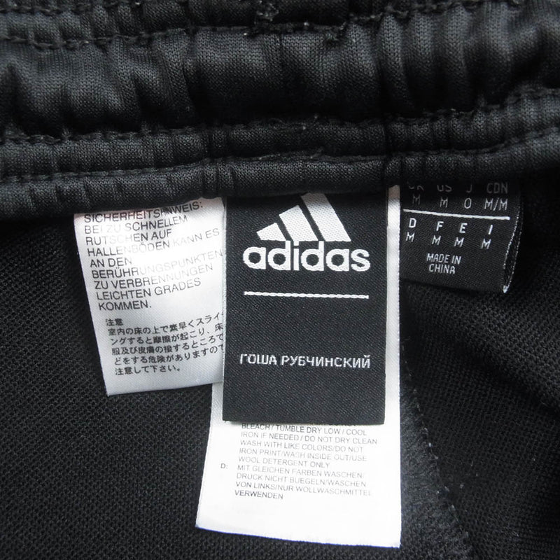 ゴーシャラブチンスキー DP0887 × ADIDAS アディダス DP0887 TRAINING PANTS トラック パンツ ブラック系 M【中古】