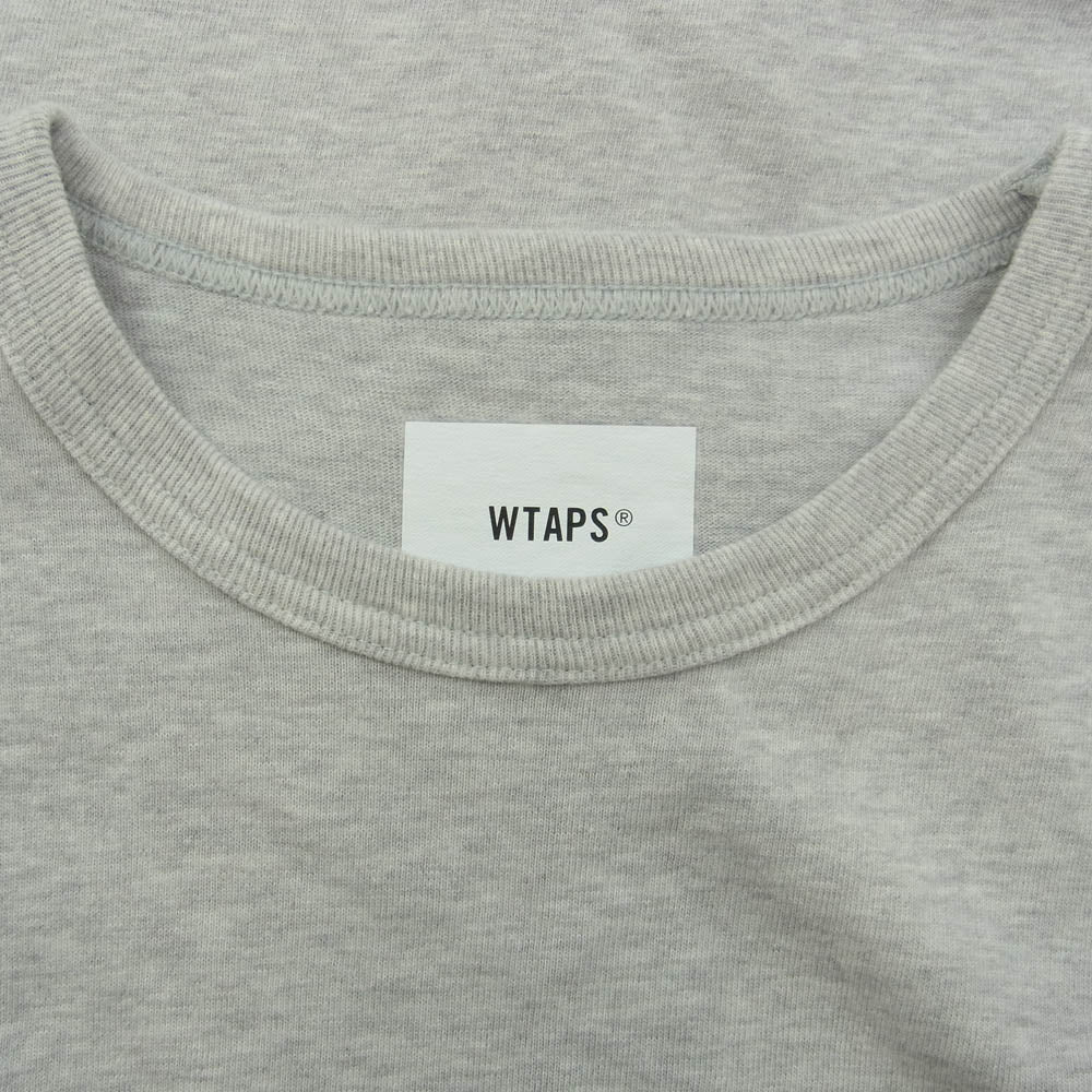 WTAPS ダブルタップス 241ATDT-CSM21 ACADEMY SS COTTON.COLLEGE アカデミーコットンカレッジ Tシャツ 半袖 グレー系 02【中古】