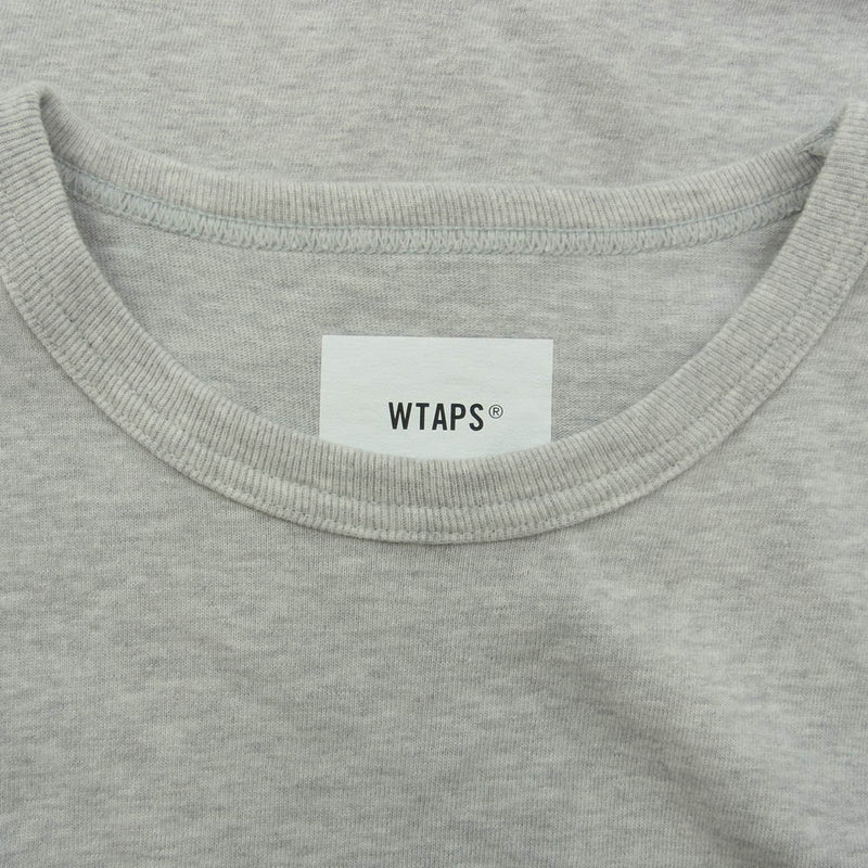 WTAPS ダブルタップス 241ATDT-CSM21 ACADEMY SS COTTON.COLLEGE アカデミーコットンカレッジ Tシャツ 半袖 グレー系 02【中古】