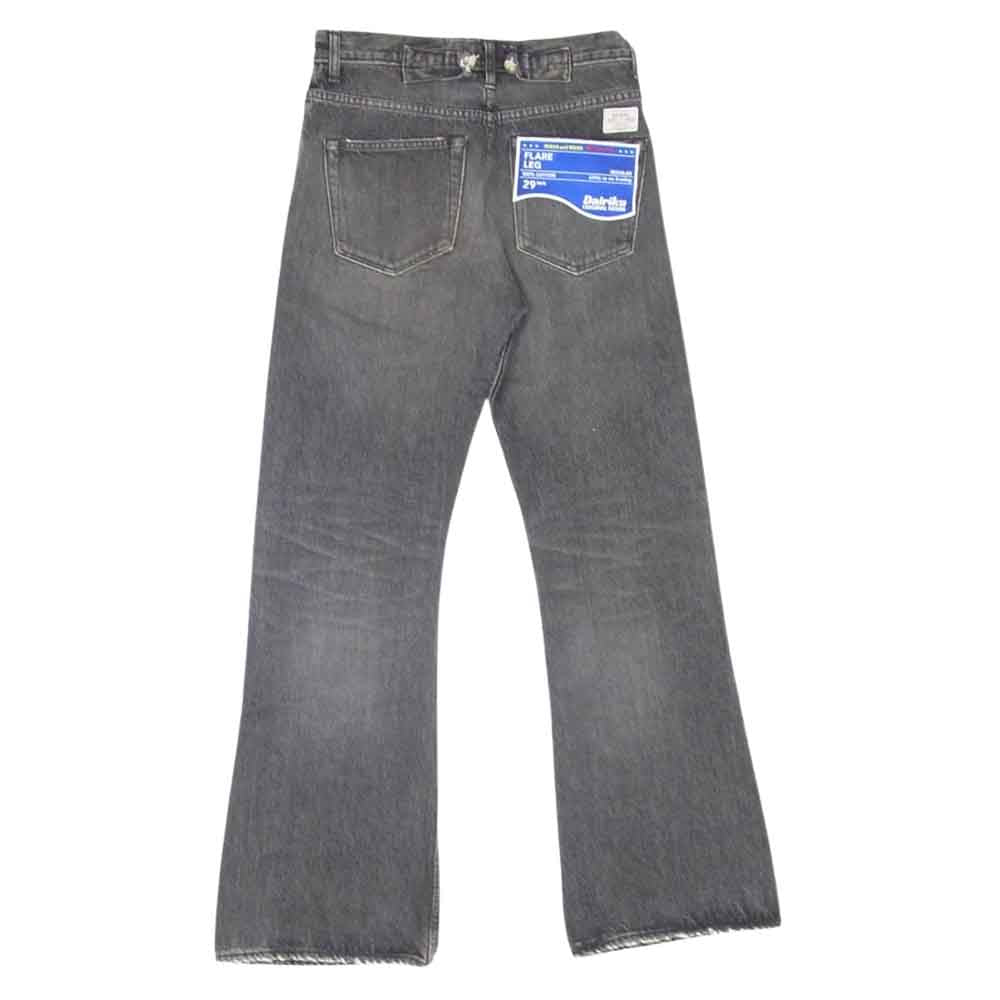 ダイリク 23AW 23AW D-9 Flare Denim Pants フレア デニム パンツ デニム ブラック系 29【極上美品】【中古】