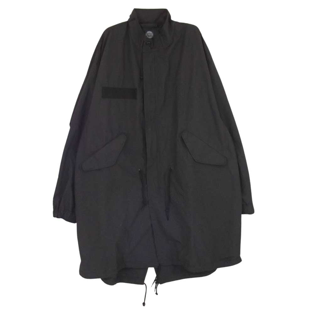 PORTER CLASSIC ポータークラシック PC-026-2444 WEATHER MILITARY COAT ウェザー ミリタリー コート ブラック系 3【美品】【中古】