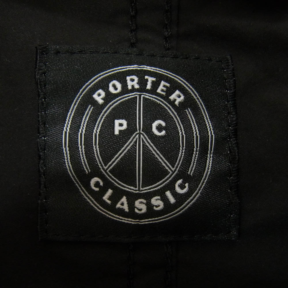PORTER CLASSIC ポータークラシック PC-026-2444 WEATHER MILITARY COAT ウェザー ミリタリー コート ブラック系 3【美品】【中古】