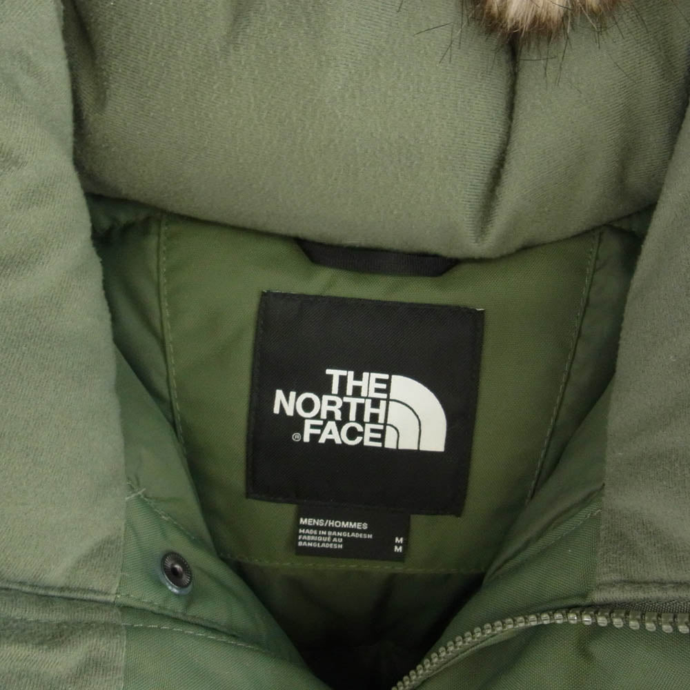 THE NORTH FACE ノースフェイス ND52215Z RECYCLED MCMURDO リサイクルド マクマード ダウンジャケット グリーン系 M【中古】