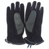 MONCLER モンクレール GUANTI レザー ヌバック グローブ 手袋 ブラック系【極上美品】【中古】