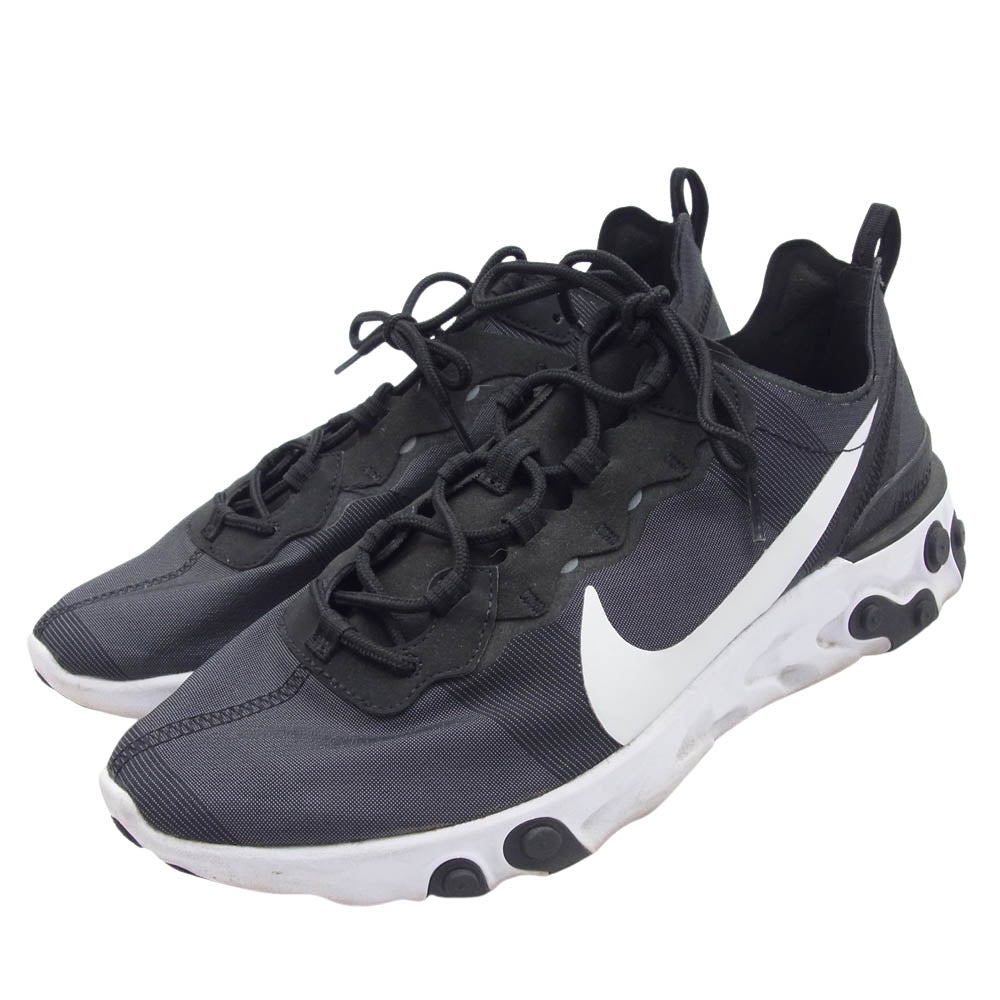 NIKE ナイキ BQ2728-003 WMNS REACT ELEMENT 55 リアクト エレメント 55 スニーカー ブラック系 28.5cm【中古】