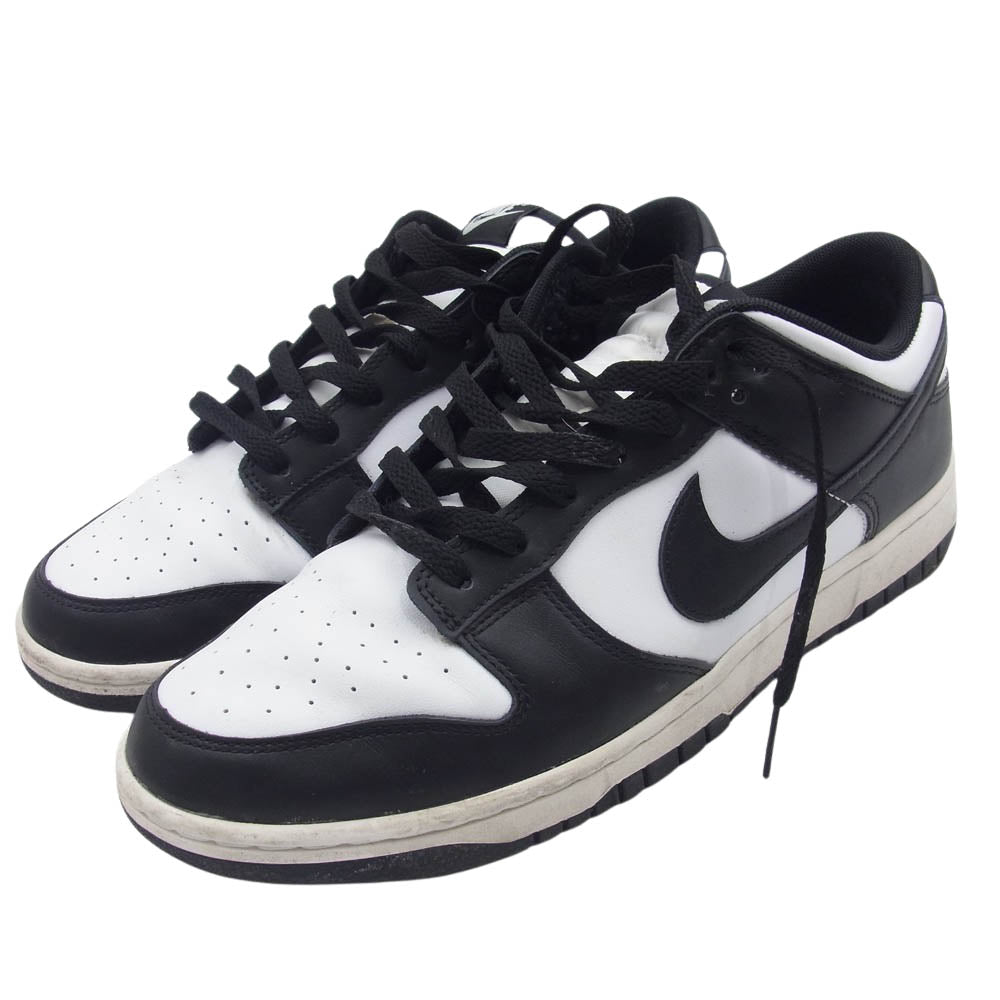 NIKE ナイキ DD1391-100 Dunk Low Retro White Black ダンク ロー レトロ パンダダンク スニーカー ブラック系 ホワイト系 28cm【中古】