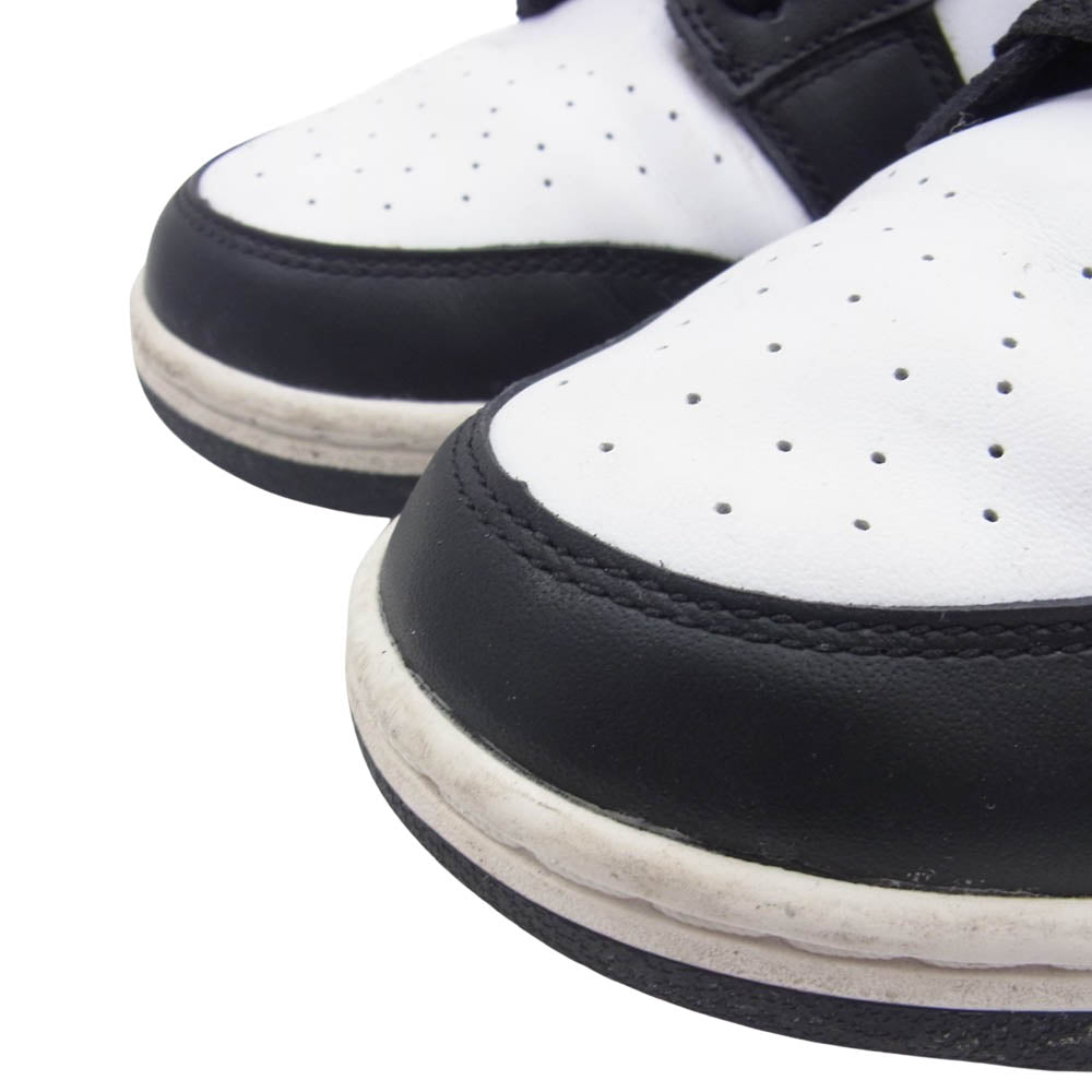 NIKE ナイキ DD1391-100 Dunk Low Retro White Black ダンク ロー レトロ パンダダンク スニーカー ブラック系 ホワイト系 28cm【中古】