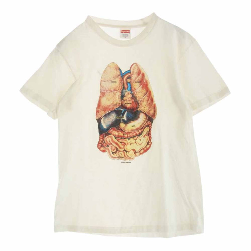 Supreme シュプリーム 18AW Guts Tee ガッツ プリント 半袖 Tシャツ ホワイト系 S【中古】